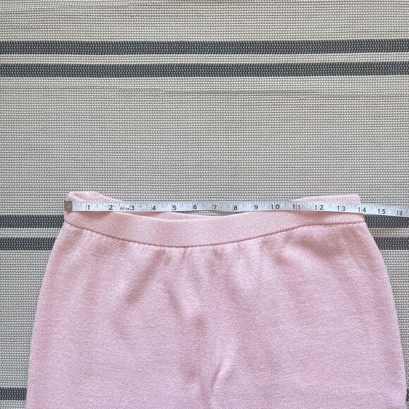 St John Evening Santana Knit Set Womens 6 Cardigan 8 Skirt Pink - Picture 9 of 10